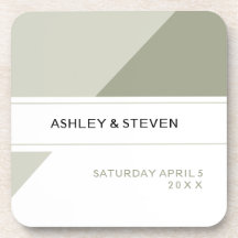 Contemporary Geometric Wedding Favours