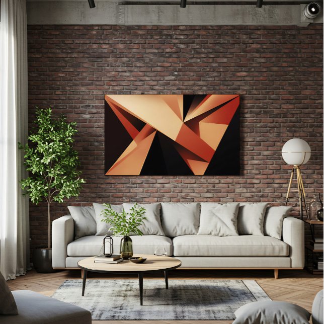 Contemporary Geometry Modern Abstraction Canvas Print (Creator Uploaded)
