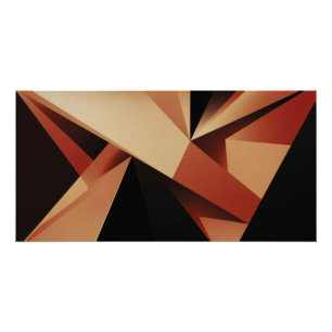 Contemporary Geometry Modern Abstraction Poster
