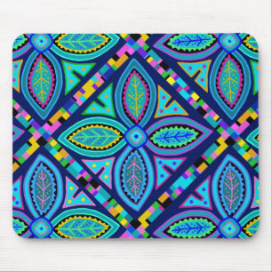 Contemporary Granny Square Flower Mouse Mat