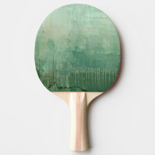 Contemporary Green Watercolor Ping Pong Paddle