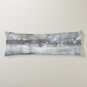 Contemporary Grey Painting Body Cushion