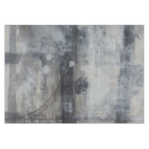 Contemporary Grey Painting Cutting Board