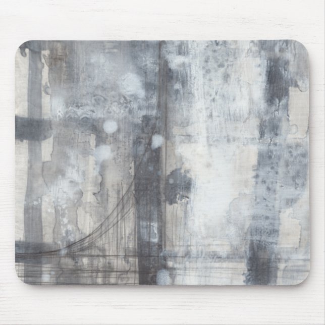 Contemporary Grey Painting Mouse Mat (Front)
