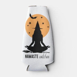 Contemporary Halloween yoga Witch Bottle Cooler