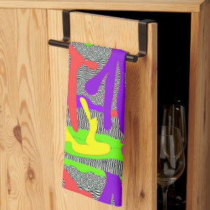 Contemporary Hand Jive  Tea Towel