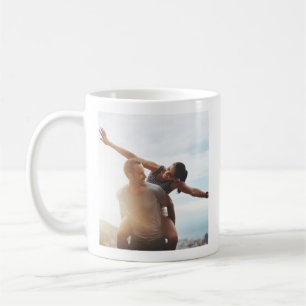 Contemporary Happy Couple Photo Mug