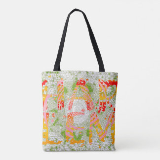 Contemporary Harlem Themed Tote Bag