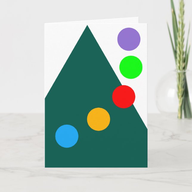 Contemporary Holiday Card (Front)