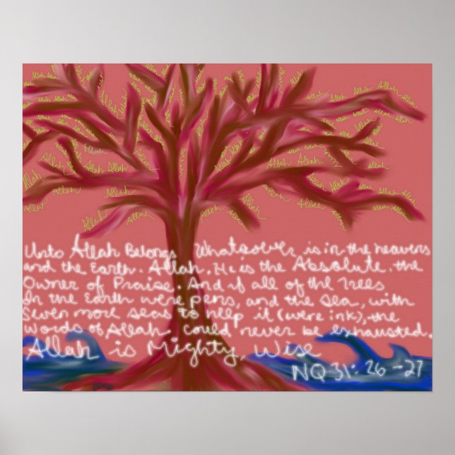 Contemporary Islamic Modern Art Painting Poster (Front)