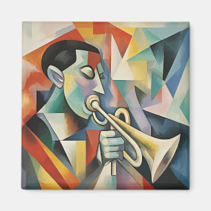 Contemporary Jazz Musician Magnet