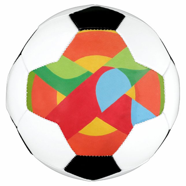 Contemporary Linear Line Soccer Ball (Front)