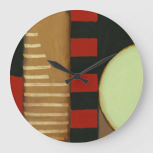 Contemporary Loft Style Panelled Painting Large Clock