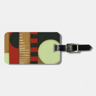 Contemporary Loft Style Panelled Painting Luggage Tag
