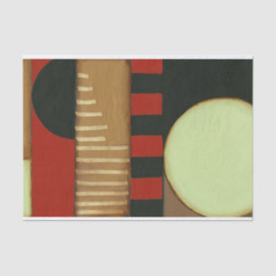 Contemporary Loft Style Panelled Painting Tissue Paper