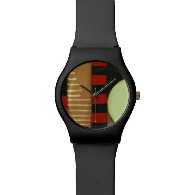 Contemporary Loft Style Panelled Painting Watch (Close Up)