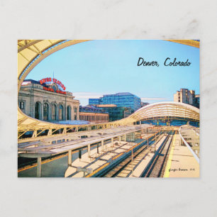 Contemporary Look of Union Station, Denver, CO #2 Postcard