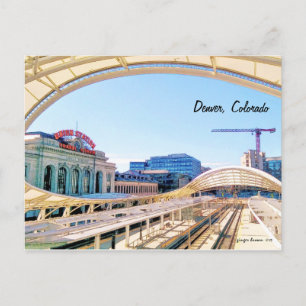 Contemporary Look, Union Station, Crane Denver CO Postcard