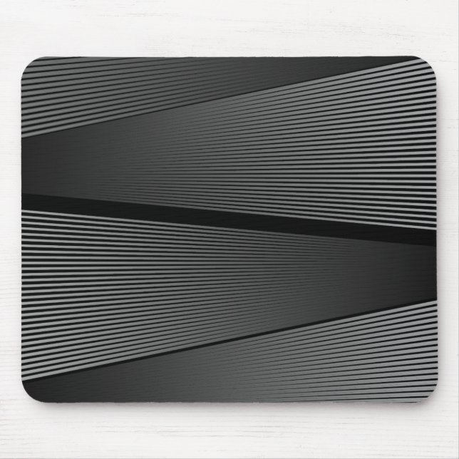 contemporary metal grey abstract mouse mat (Front)