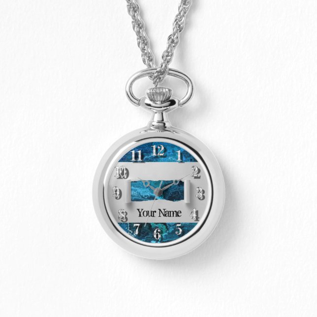 Contemporary Minimalism with Collage Artwork Watch (Front)
