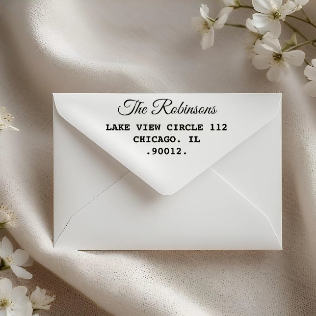 Contemporary Minimalist Address Stamp (Creator Uploaded)