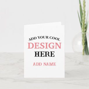 Contemporary, minimalist, simple, and professional note card