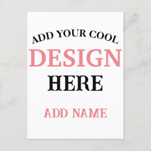 Contemporary, minimalist, simple, and professional postcard
