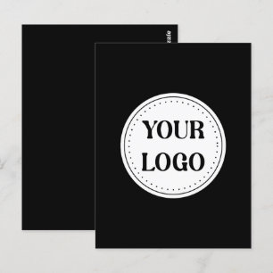 Contemporary, minimalist, simple, & professional postcard