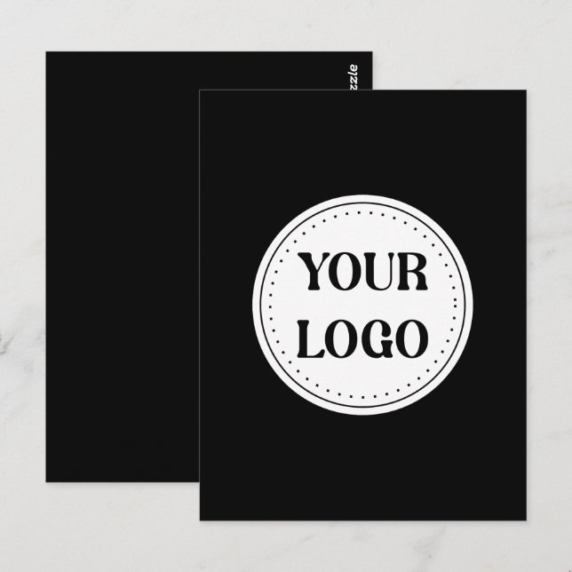 Contemporary, minimalist, simple, & professional postcard (Front/Back)