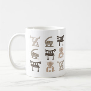 Contemporary modern African symbol art Coffee Mug