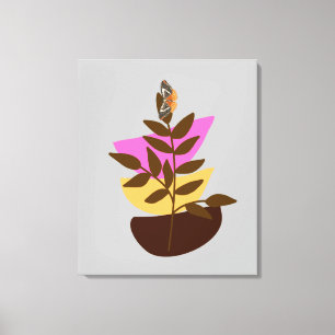 Contemporary Modern Boho Canvas Print
