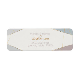 Contemporary Modern Geometric Stripes Taupe Slate