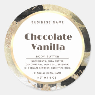 Contemporary modern minimalist watercolor classic round sticker