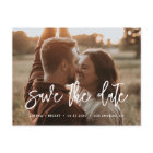 Contemporary modern Save the date photo