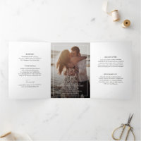 Contemporary Monogram Photo Modern Wedding
