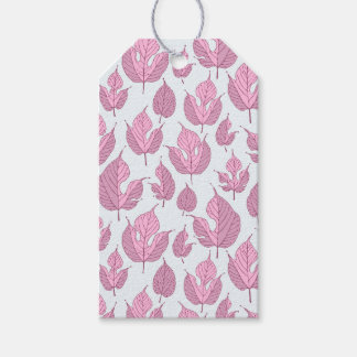 Contemporary Mulberry Leaves Gift Tags