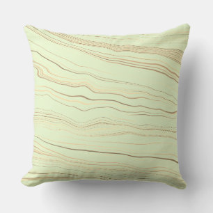 Contemporary Pale Mint Green with Linen Pattern Cushion
