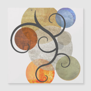 Contemporary Patterned Circles
