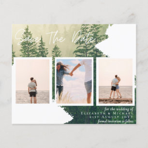 Contemporary Photo Save Dates Engagement  Flyer
