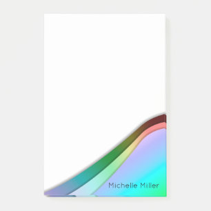 Contemporary Rainbow Post-it Notes