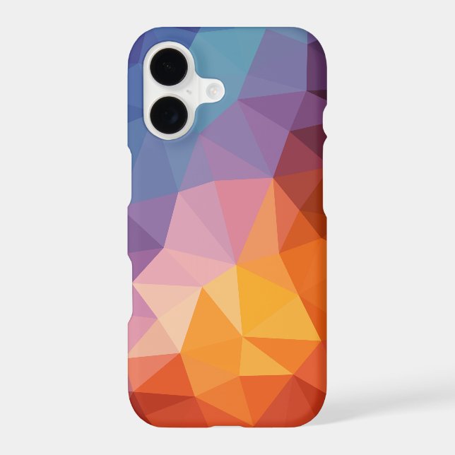 contemporary rainbow triangle pattern (Back)
