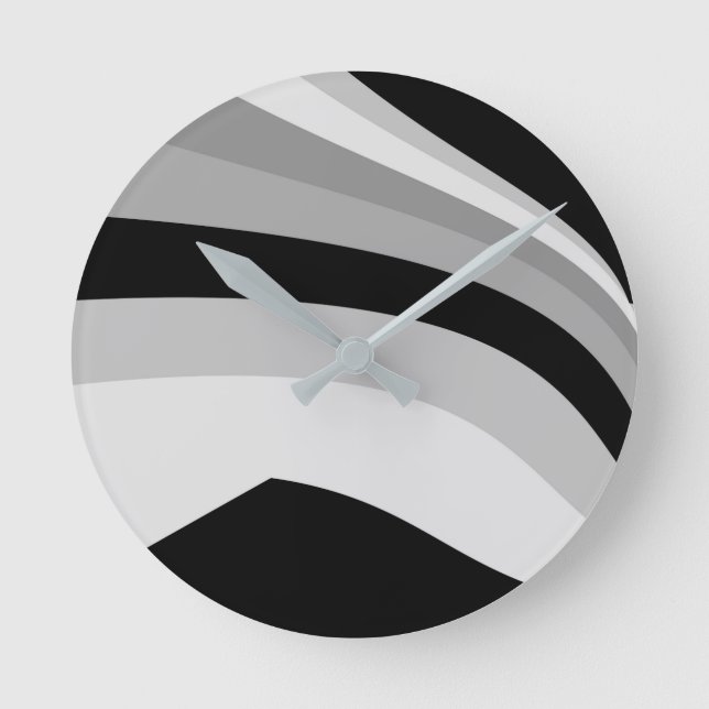 Contemporary Round Clock (Front)