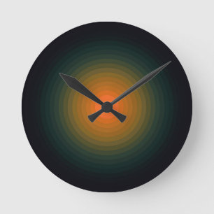 Contemporary  round clock