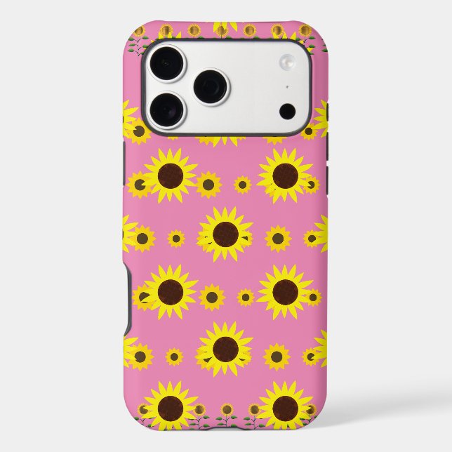 Contemporary Rustic Sunflower Pattern (Back)
