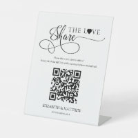 Contemporary Script Share the Love with QR Code