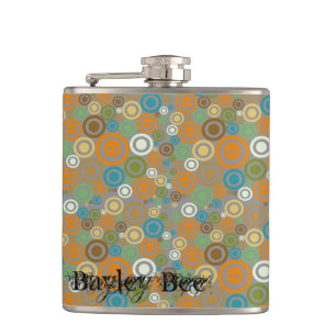 Contemporary Skulls Hip Flask