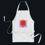 Contemporary Star of David/Heart Host/Hostess Standard Apron<br><div class="desc">This Contemporary Star of David/Heart Host/Hostess Adult Apron is perfect for all your Jewish holidays,  or just for everyday wear.
Matching paper napkins,  paper coasters,  glass coasters,  and paper gift tags also available in this design.</div>