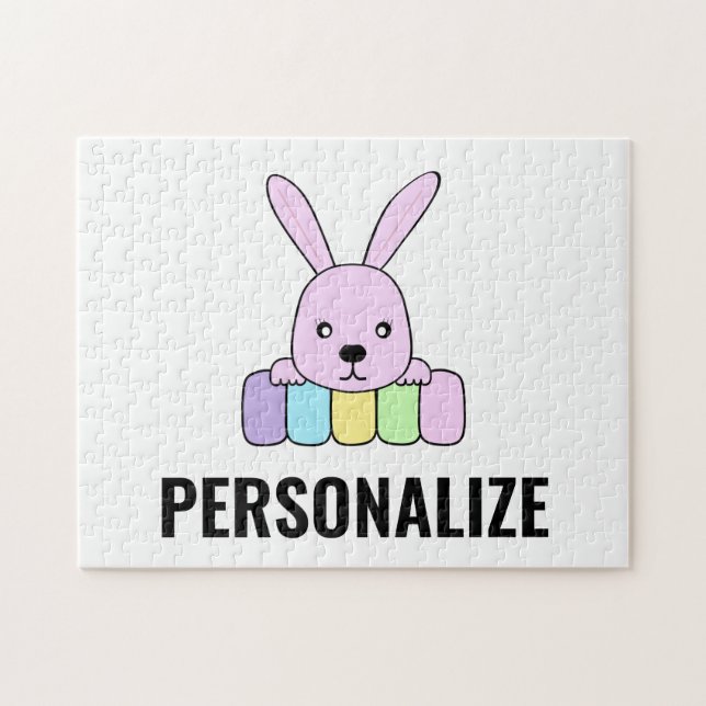  Contemporary, streamlined, Elegant & Editable  Jigsaw Puzzle (Horizontal)