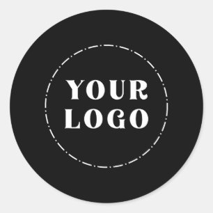 Contemporary, Streamlined, Elegant, & personalised Classic Round Sticker