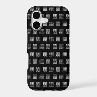 Contemporary Style: Noir Echo Geometric Pattern Ph